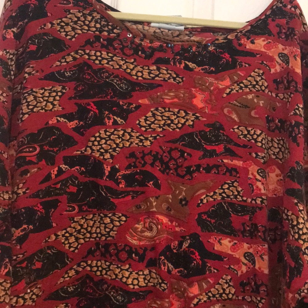 Wild Side Fun Top With Sequins! - image 2